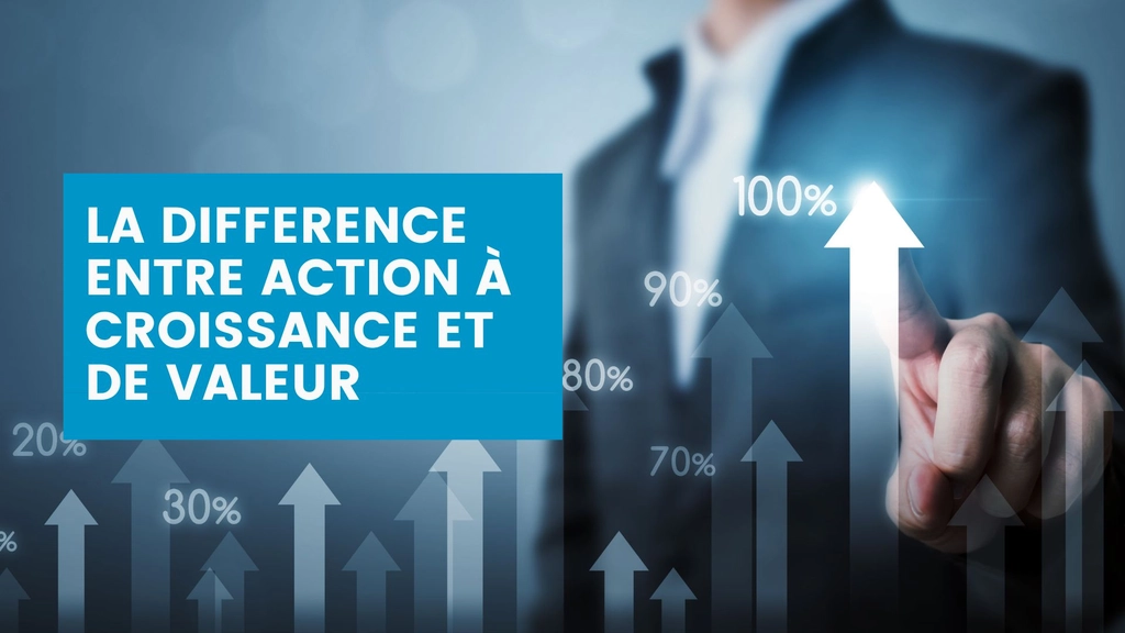 les actions de croissance et les actions de valeur